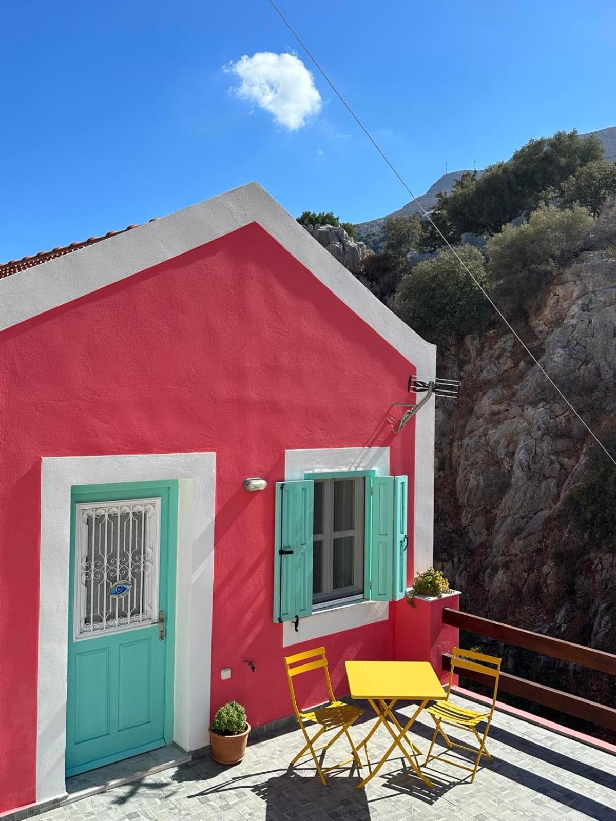 Casa Di Rosse Villa Sými Luaran gambar